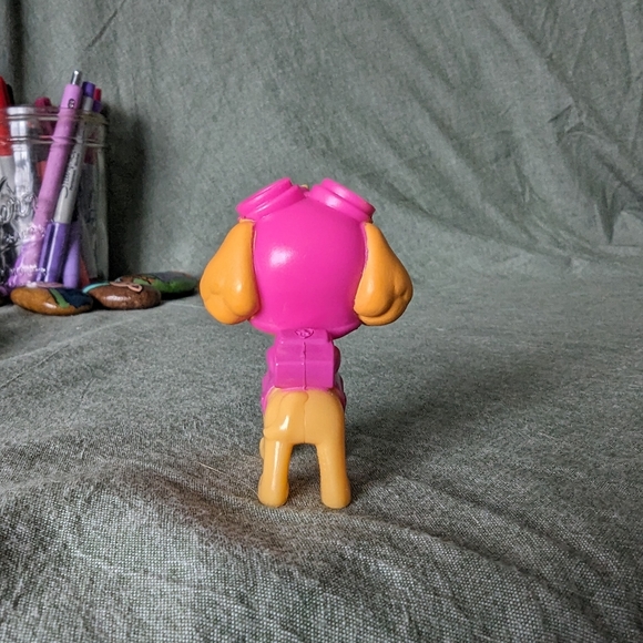 Paw Patrol Skye Action Pack Figure Toy pink tan pup dog Nickelodeon Viacom 2.5in - Picture 9 of 9